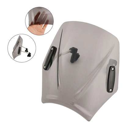 Windshield for motorcycles with 22 mm/7/8" handlebars
