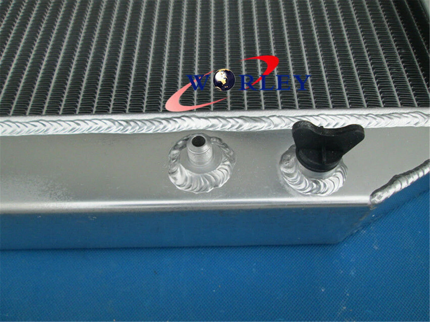 3 x QLD-3ROW Aluminum Radiator for Plymouth Fury V8 (1967-1970)