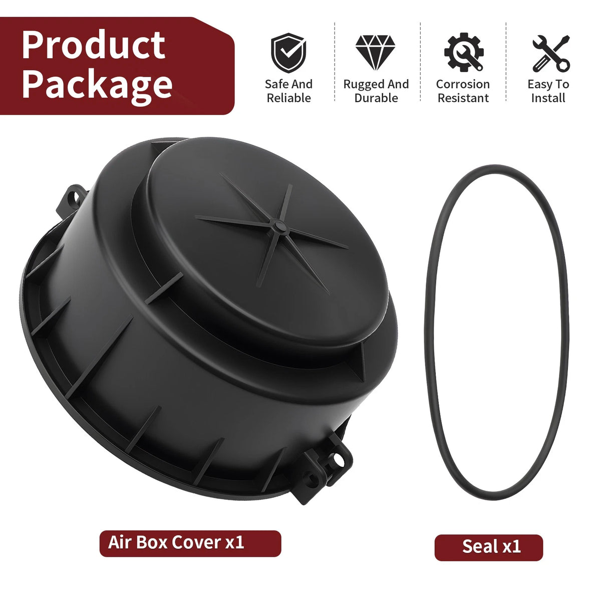 Air Box Cover w/ Seal for Polaris Ranger 400/500/700/800 Crew XP