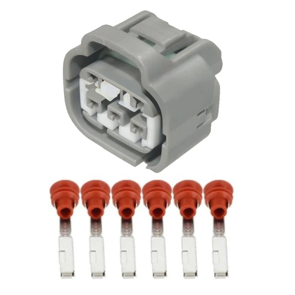6 x Pins Waterproof Headlight Wiring Cable Harness Plug