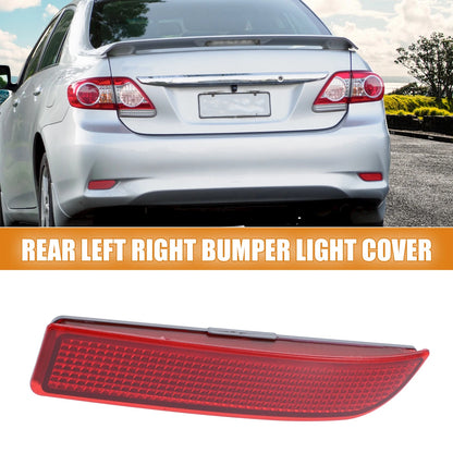 Rear Bumper Reflector Light Covers  Red for Toyota RAV4 (2013-2018)