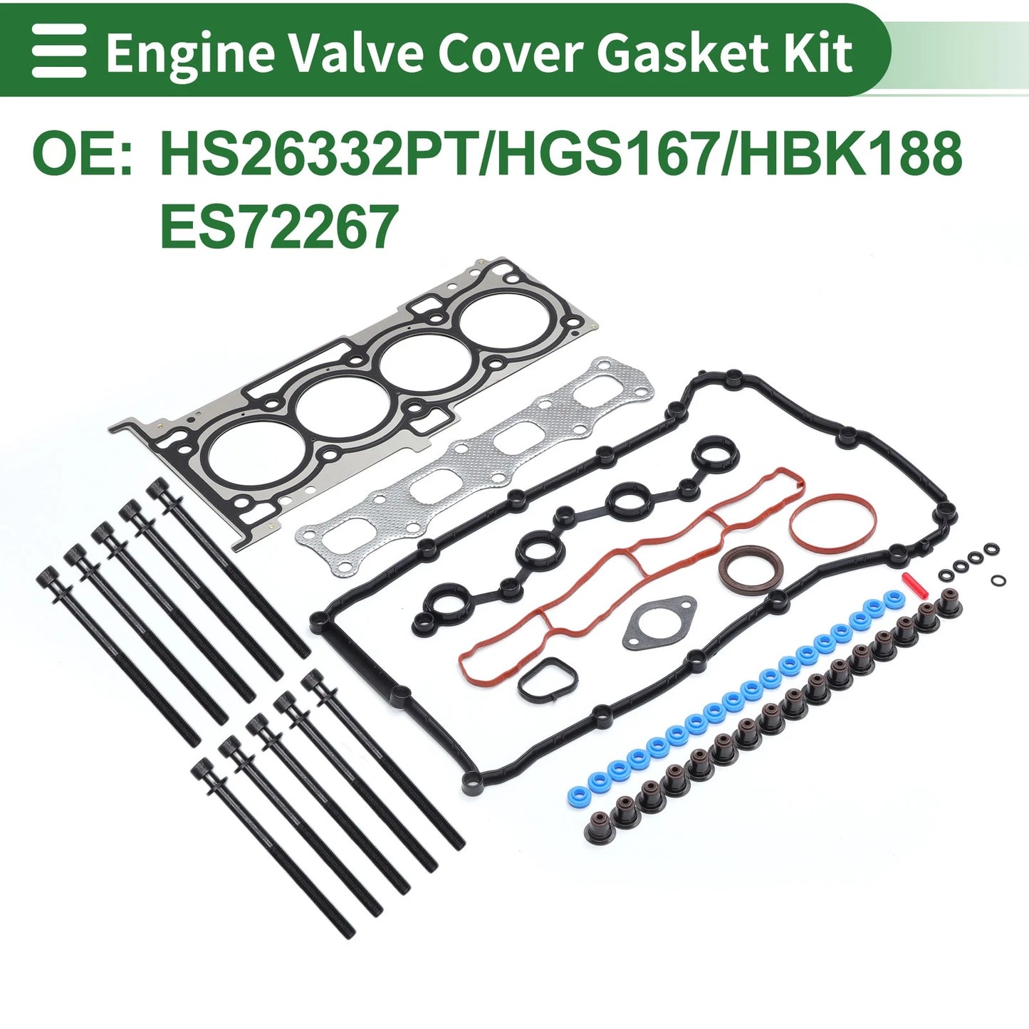 Valve Cover Gasket Kit for Dodge Avenger 2.4L SXT (2008-2014)