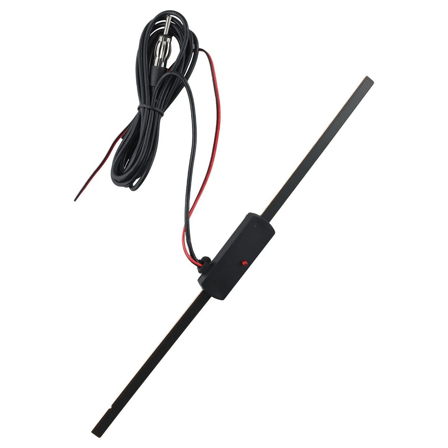Inline Car Stereo FM/AM Antenna Signal Booster Amplifier