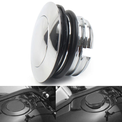 Left Hand Thread Fuel Tank Gas Cap Cover for Harley Motorcycle (1982-2017)