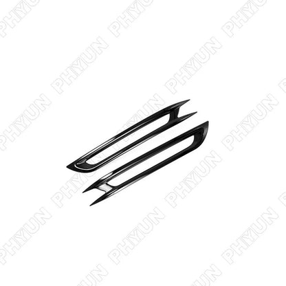 Glossy Black ABS Rear Bumper Reflector Cover for Honda Civic (2022)