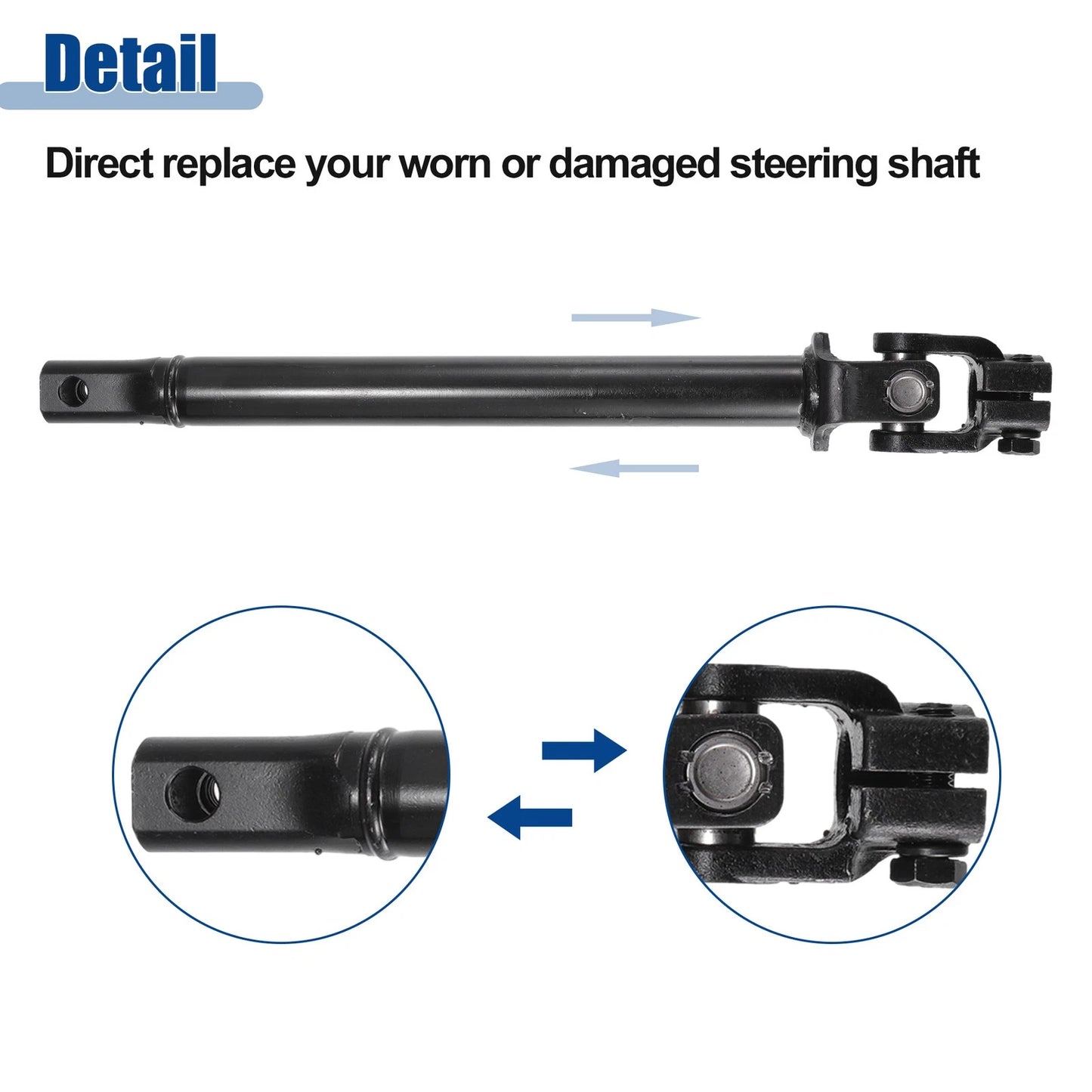 Intermediate Steering Shaft for Dodge Ram 1500 2006-2008 (2 x)