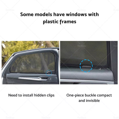 4x Foldable Window Mesh Sun Shade for Honda CR-V (2012-2017)