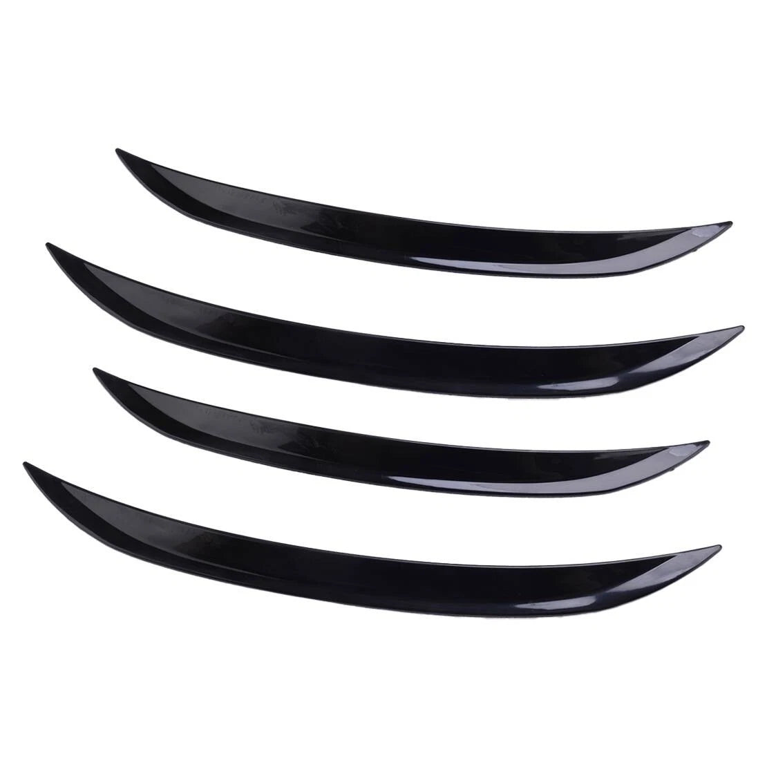4pcs Black Car Wheel Eyebrow Arch Trim