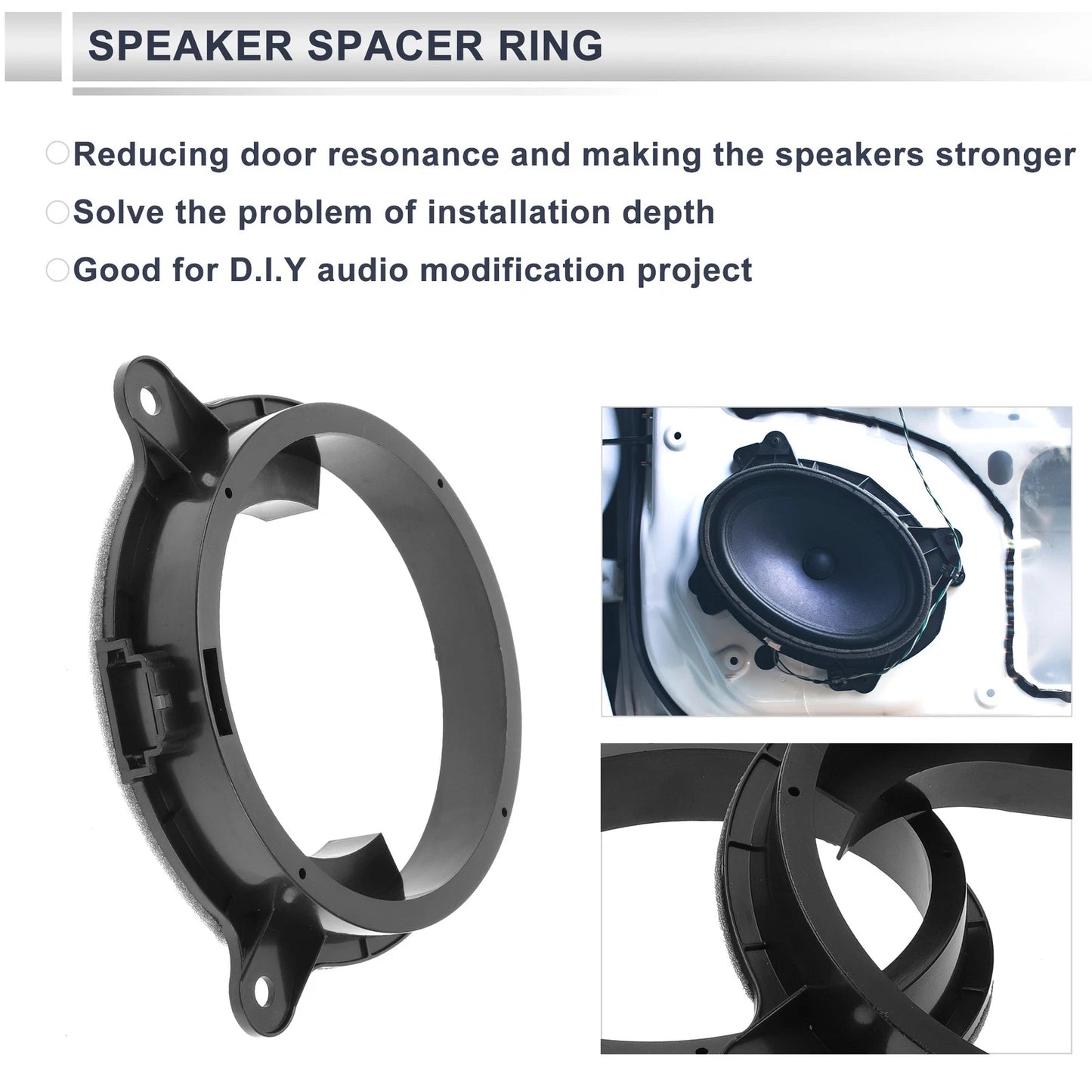 Tweeter Speaker Spacer Rings for Mazda