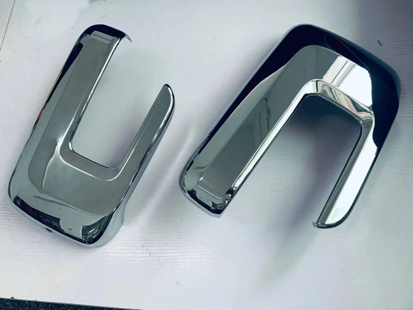 Chrome Rearview Mirror Lid Side Cover Trim for Ford F150 (2021-2023) 2 x pcs
