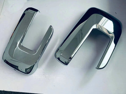 Chrome Rearview Mirror Lid Side Cover Trim for Ford F150 (2021-2023) 2 x pcs