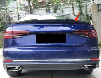 Rear Spoiler Wing Trunk Unpainted for Audi B9 A4 S4 Sedan (2017-2024)