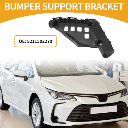 RH Front Bumper Support Bracket for Toyota Corolla (2014-2016) 1 Pc Black