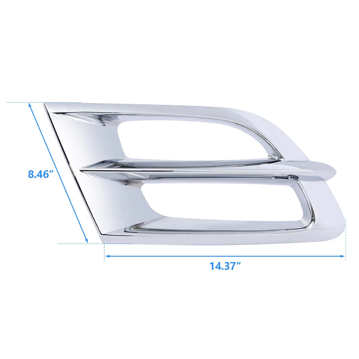 ABS Chrome Side Fairing Accent Grilles for Honda GL1800 Gold Wing (2001-2011)