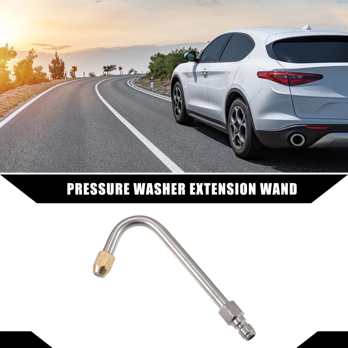 Pressure Washer Extension Wand 15cm J Shape for Car Motorcycle Bike