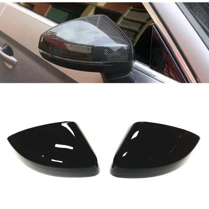 2 x Rear Side Mirror Covers for Audi A3 S3 8V (2013-2019) Black