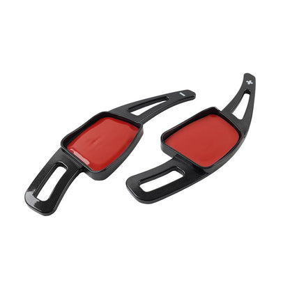Black Steering Wheel Paddle Shifter Extensions for Audi A3 A4 A5 Q3 Q5 Q7 Q8