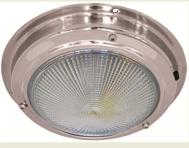 LED Dome Light Stainless Steel Red/White Combo for Marine, Boat, PWC
