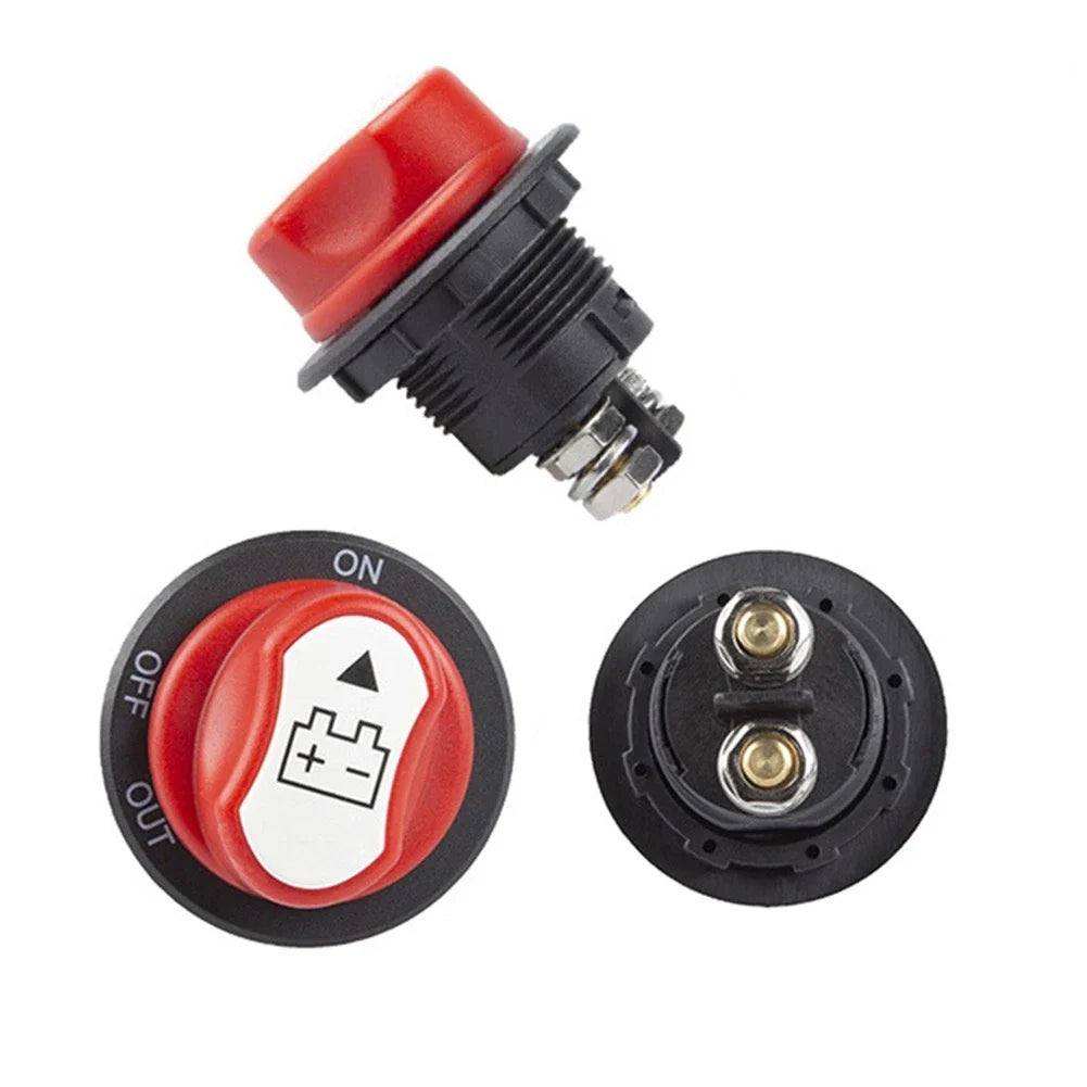 Battery Power Disconnect Switch 12/24V 100A for Boats/RVs/ATVs/Cars