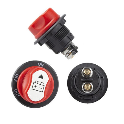 Battery Power Disconnect Switch 12/24V 100A for Boats/RVs/ATVs/Cars