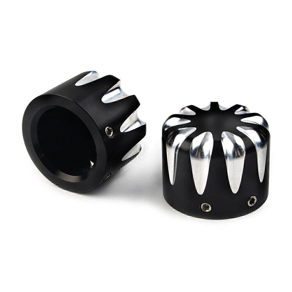 CNC Cut Front Axle Cap Nut Cover for Harley Electra Glide & Sportster (All)