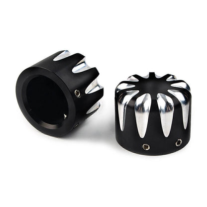CNC Cut Front Axle Cap Nut Cover for Harley Electra Glide & Sportster (All)