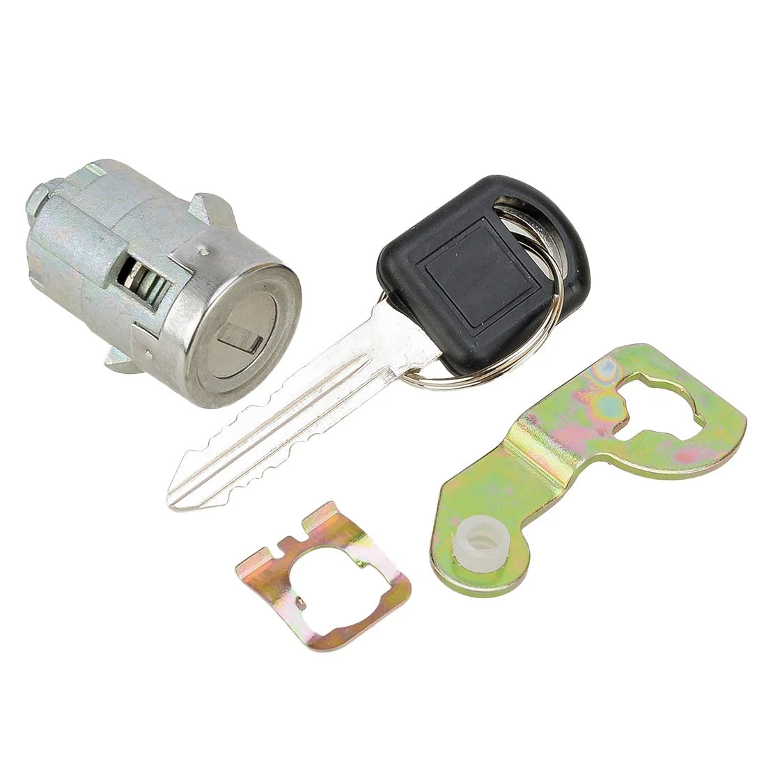 Left Door Lock Cylinder Set with Key for Cadillac Chevrolet GMC Pontiac (2000-2010)