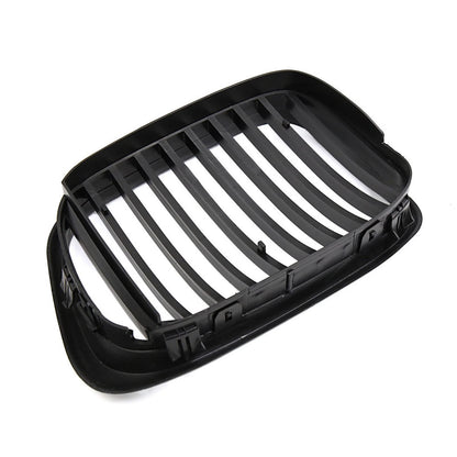 Matte Black Front Upper Hood Kidney Grille for BMW E39 525i 528i 540i M5 (1997-2003)