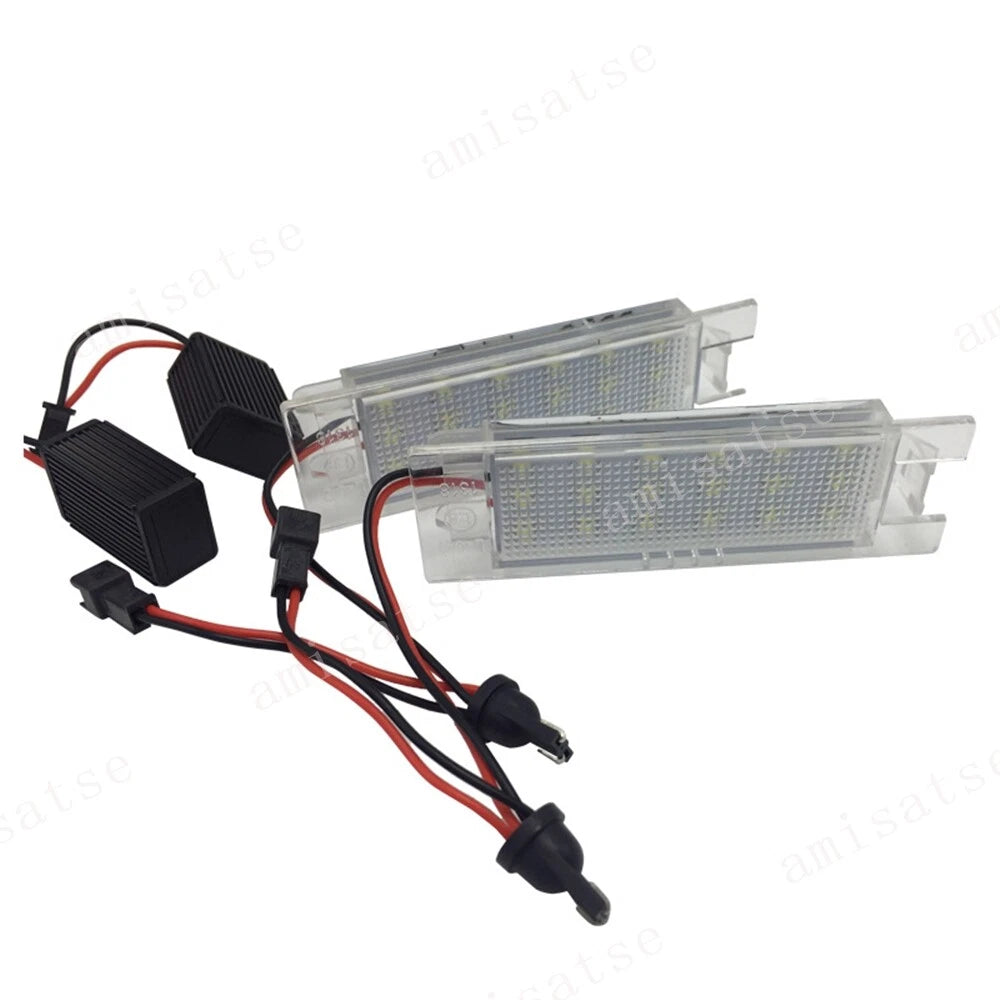 2 x CANBUS LED License Plate Lights for Opel Zafira B, Astra H, Corsa D (2005-2016)
