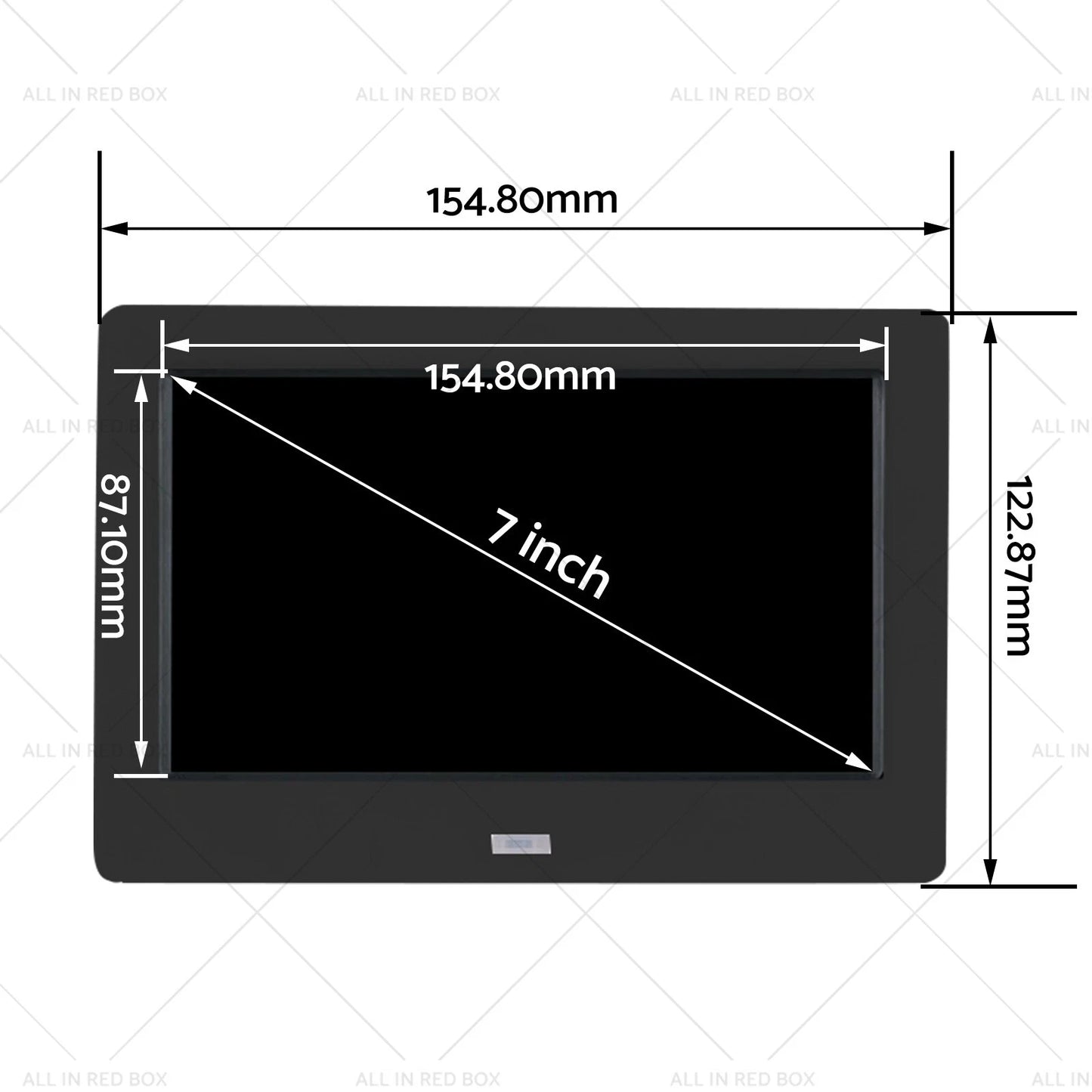 7" LED Digital Day Clock Calendar for Wall - Dementia Date Week Month Year
