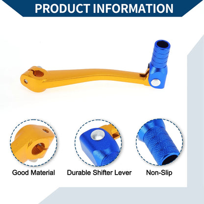 Folding Motorcycle Gear Shifter Lever Blue Head for Bosuer 125