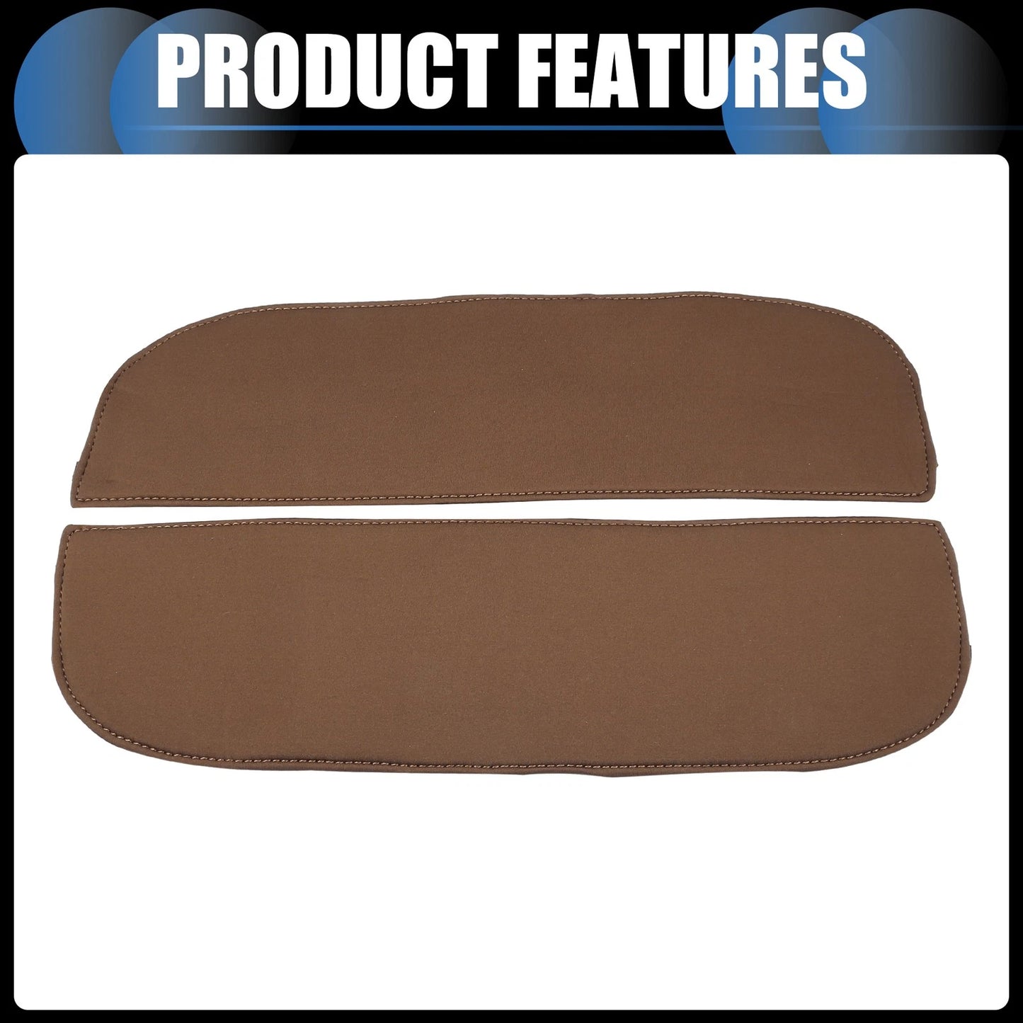 Armrest Protector Covers  for BMW X5 X6 Neoprene Deep Brown (2007-2023)