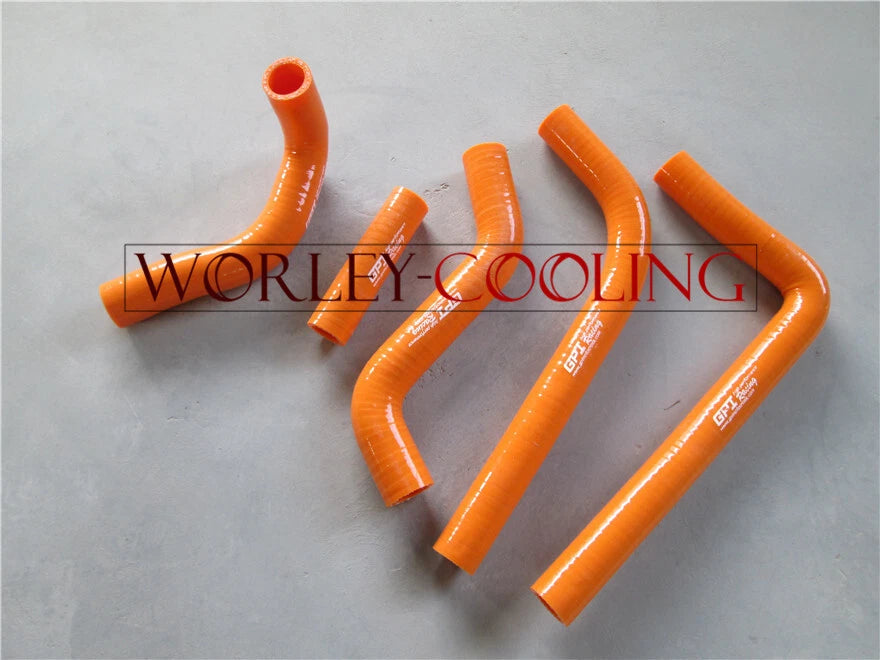 Silicone Radiator Hose for Suzuki RMZ450 (2014-2017) - Orange