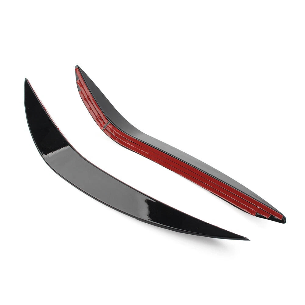 Glossy Black Front Bumper Side Air Vent Trim for 2008-2013 VW Golf 6 MK6