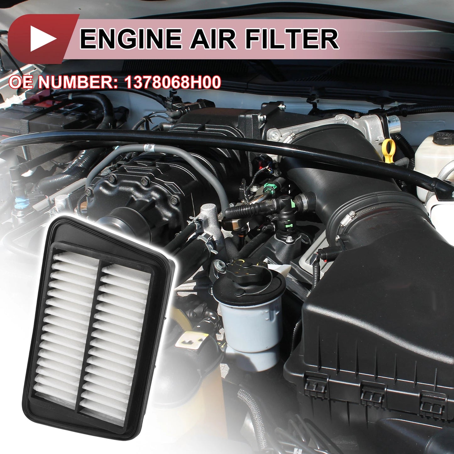Engine Air Filter for Suzuki DA64V (2005-2010) 1 Pc Long Life