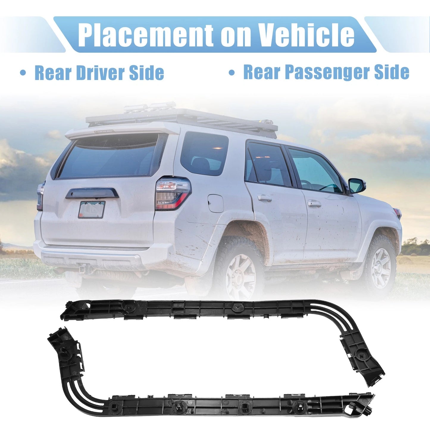 Rear Bumper Mounting Support Bracket  for Toyota 4Runner (2003-2023)