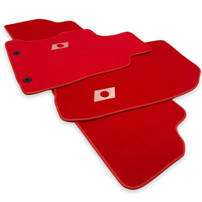 Floor Mats for HONDA with Japan Flag Emblem Tailored Carpets (All Models)