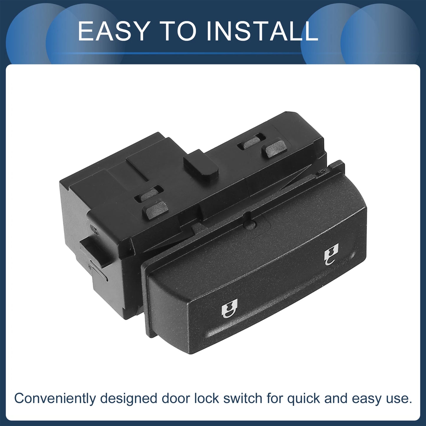 Door Lock Switch Front Left Driver for Chevrolet Silverado 1500