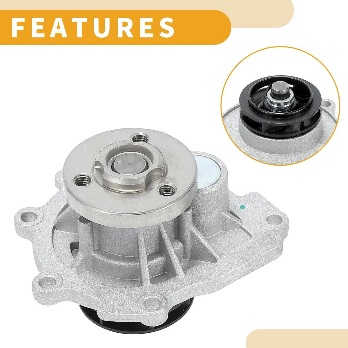 Water Pump 1.6L for Chevrolet Aveo gasket (2009-2011)