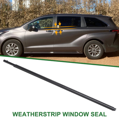 Front Left Weatherstrip Window Seal for Toyota Sienna (2011-2022)