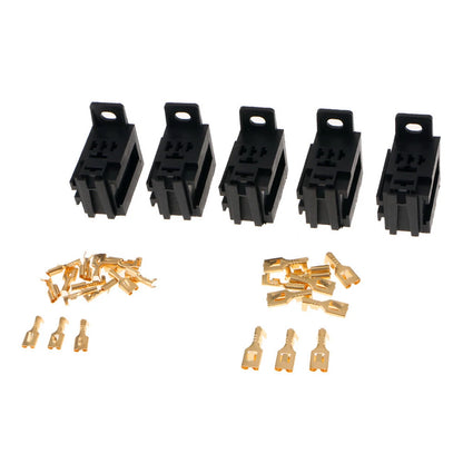 5Pin Car Relay Socket with Terminals for Car Truck