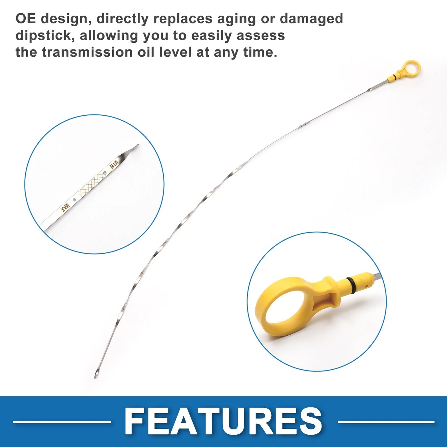 Engine Oil Dipstick for Ford E-150 8 Cyl 4.6L (1999-2014)