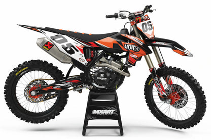 DIGGER Style Custom Graphics Kit Stickers for KTM SXF (2005-2006)