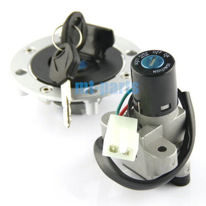 Ignition Key Switch & Fuel Tank Cap Set for Suzuki RF400 RF600 GN76A (1993-97)
