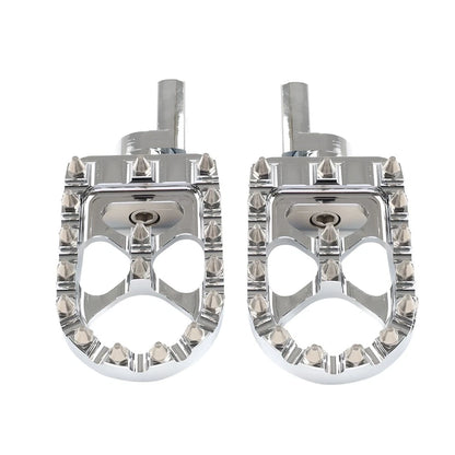 MX Style Foot Pegs for Harley Sportster XL1200 883 Chrome (2004-2023)