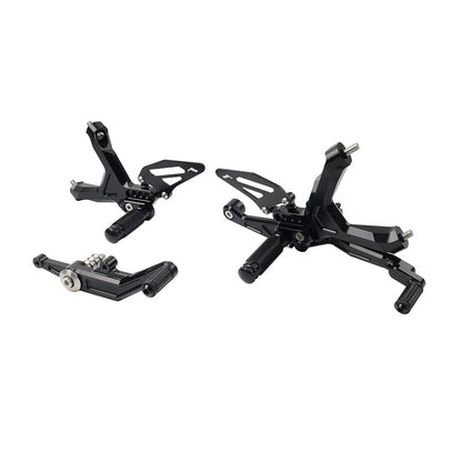Adjustable Foot Pegs for BMW S1000RR M1000RR 2019-2024 Black