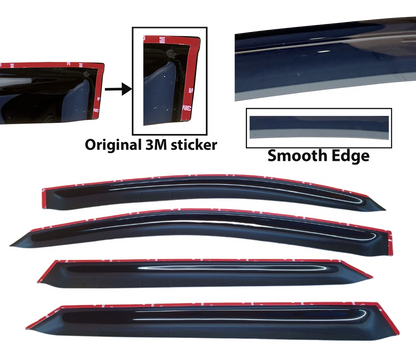 Weather shield Window visor for Hyundai Tucson (2015–2021)