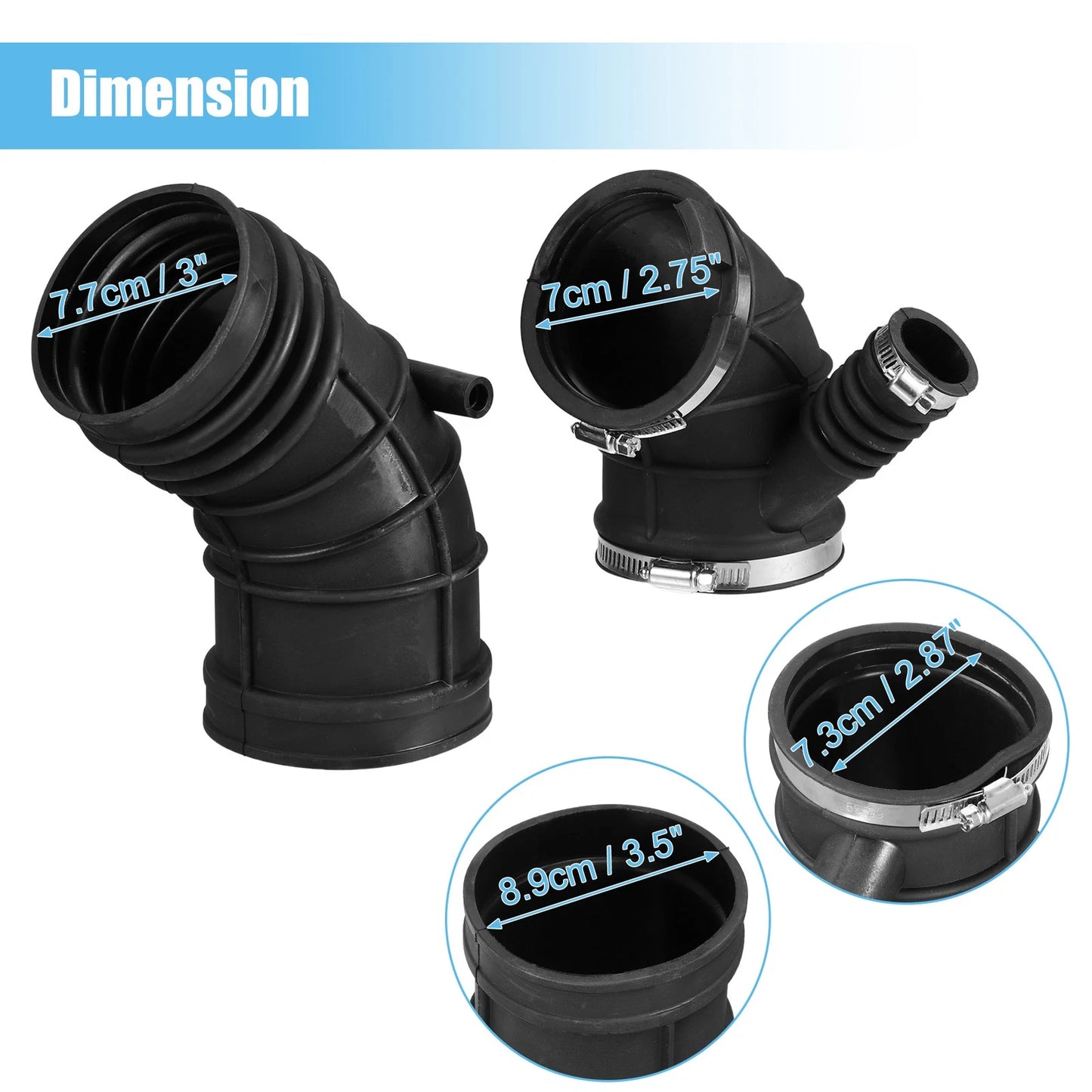 Air Intake Hose Tube Set for BMW 330Xi, Z3 (2001-2005)