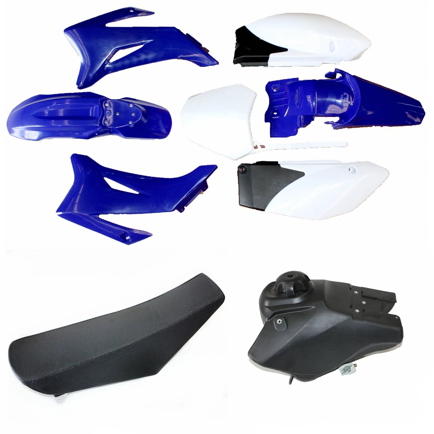 TTR110 Plastics Guard Fairing Fender Seat Tank for Yamaha Dirt Bike (2008-2023)
