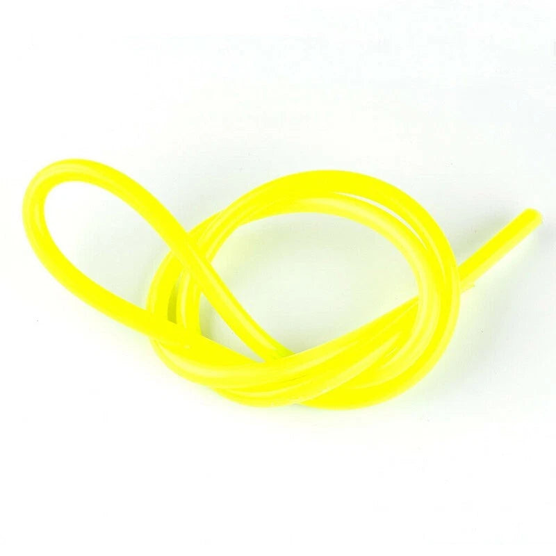 Motorcycle Fuel Hose Gasoline Yellow Tube Clamp 1 Meter